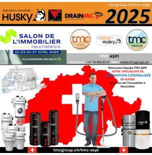 L'aspiration centralisée au Salon de l’Immobilier 2025 à Neuchâtel en Suisse