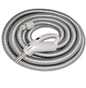 Flexible aspiration centralisée de 10 mètres avec interrupteur sur poignée