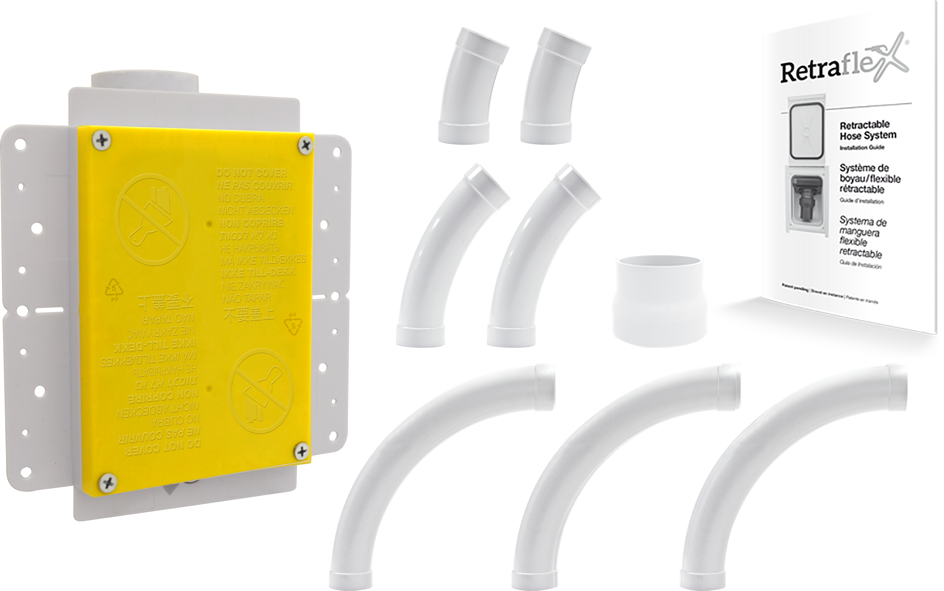 Kit installation pour flexible rétractable